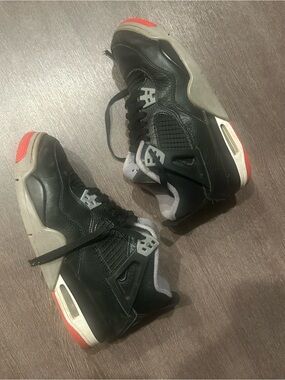 Jordan Kids Black, Gray & Red Sneakers